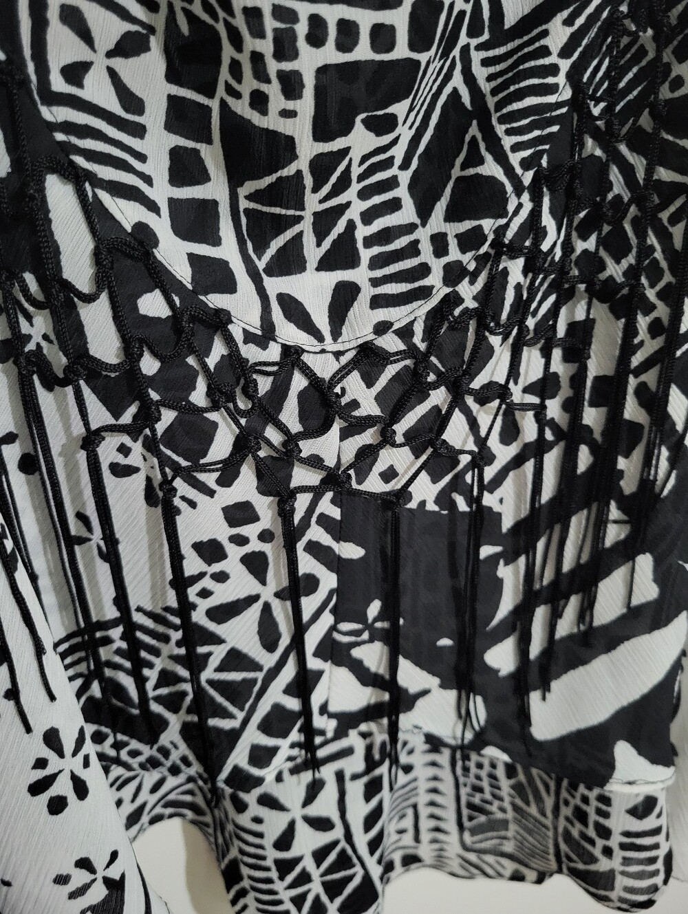 Kerrybrooke Asymmetrical Patchwork Skirt - Picture 4 of 7